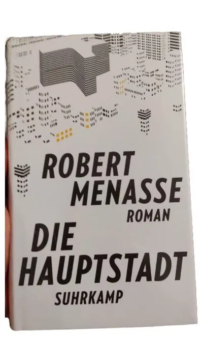 Die Hauptstadt Robert Menasse Suhrkamp Verlag Roman Gesellschaftsroman Buch