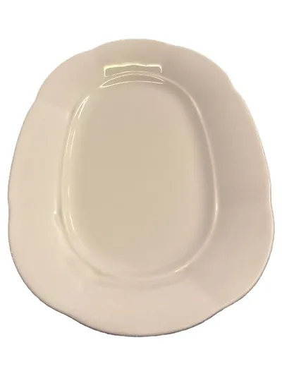 Villeroy & Boch Damasco Weiss Servierplatte Porzellan 21x15 cm Weiß Festlich