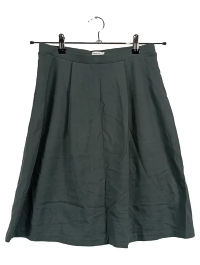 Filippa K Damen Faltenrock 38;M Oliv Minimalistisch Midi
