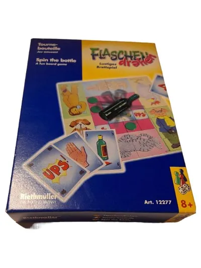 Riethmüller Flaschendrehen Lustiges Brettspiel Partyspiel Familienspiel