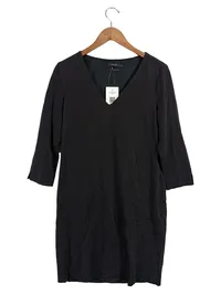 Claudia Sträter Cocktailkleid Damen Gr. 40 Schwarz Elegant Punkte V-Ausschnitt 1