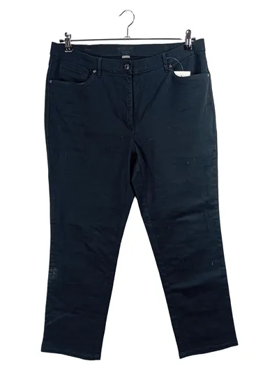 Adagio Inga Damen Jeans Regular Fit Schwarz Gr. 50/XL Baumwolle