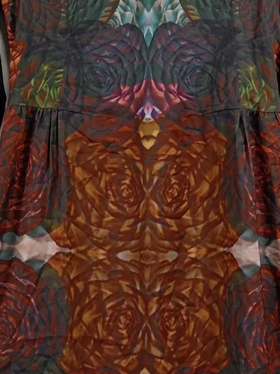 Skunkfunk Damen Freizeitkleid Bohemian Mehrfarbig Blumenmuster Gr. 36 S