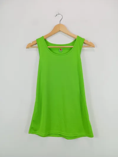 Fruit of the Loom Damen Sport Tanktop Gr. S (36) Grün Lady-Fit