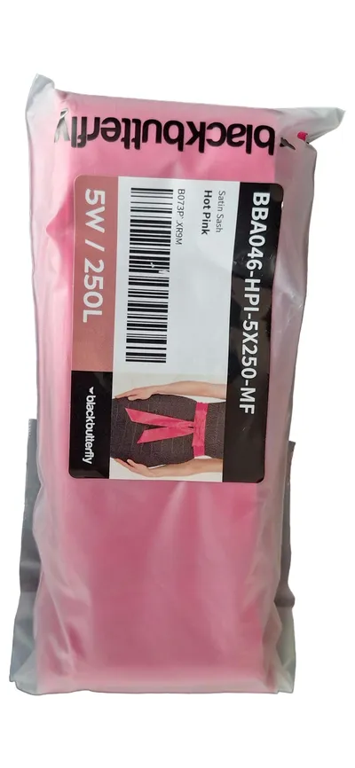 BlackButterfly Damen Satin Schärpe Pink Elegant