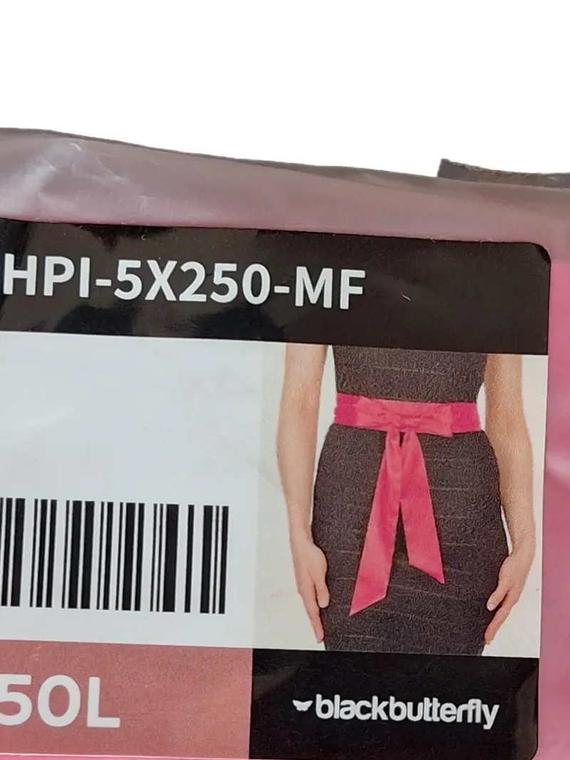 BlackButterfly Damen Satin Schärpe Pink Elegant 3