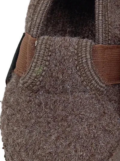 Giesswein Kinder Hausschuhe Gr. 24/4 Braun Wolle Praktisch