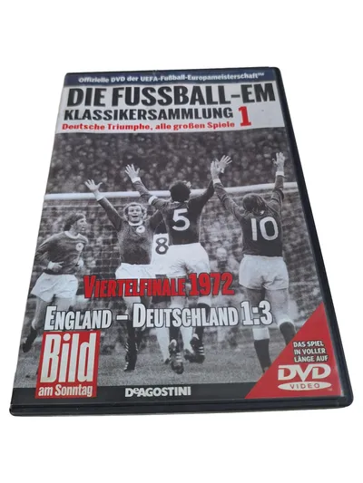 Die Fußball-EM Klassikersammlung 1 DVD Viertelfinale 1972 England Deutschland