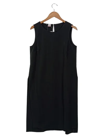 Qiero Damen Businesskleid Gr. 38 Schwarz Ärmellos Elegant