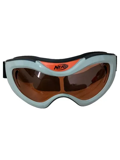 NERF Kinder Skibrille Grau Orange