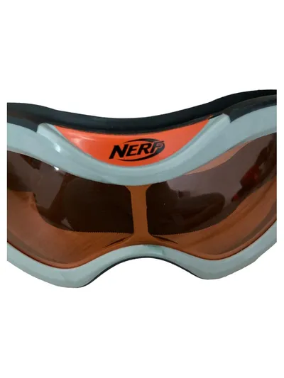 NERF Kinder Skibrille Grau Orange