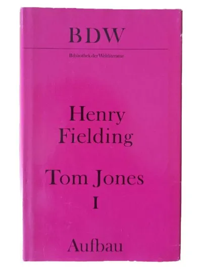 Henry Fielding Tom Jones Klassiker Deutsch Aufbau Verlag Taschenbuch
