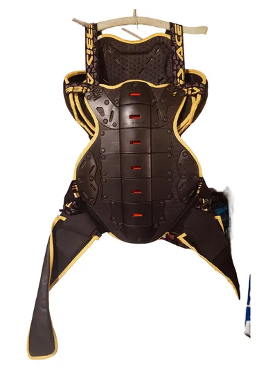 Acerbis Protektorenweste Rückenprotektor Motorrad Schwarz Gelb Gr. L