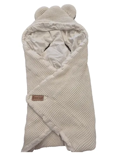 District for Kids Baby Schlafsack mit Bärenohren Weiß Gr. 62