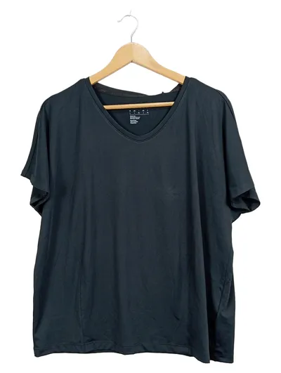 EDC by Esprit Sport T-Shirt Damen Gr. XL Grau Quick Dry Atmungsaktiv