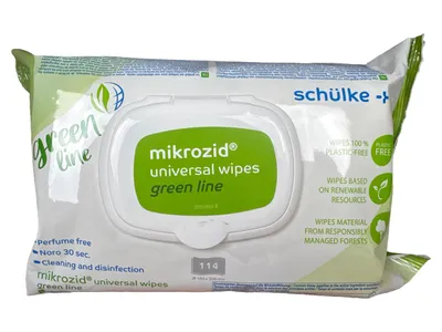 Schülke MikroZid Universal Wipes Green Line Putztuch 114 Stk 180x200mm
