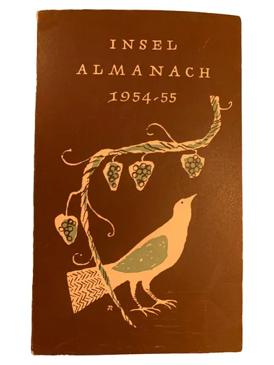Insel Almanach 1954-55 Taschenbuch Insel Verlag Kultur Allgemeines Sachbuch