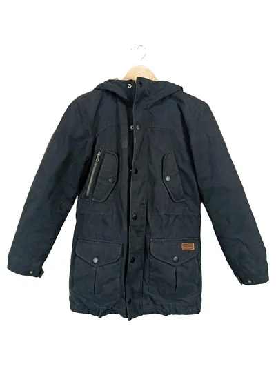 Volcom Kinder Parka Kapuzenjacke Schwarz Größe 152 Outdoor