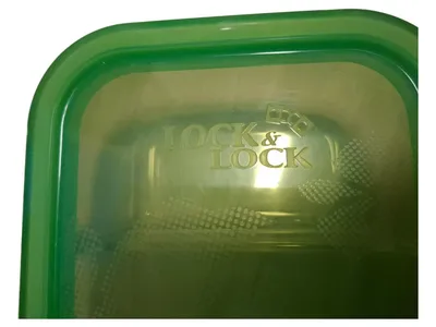 Lock & Lock Frischhaltedose Vorratsglas 1500ml Grün mit Deckel