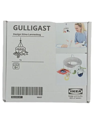 IKEA GULLIGAST Baby Mobile Kinderzimmer Mehrfarbig Stofftiere 0+