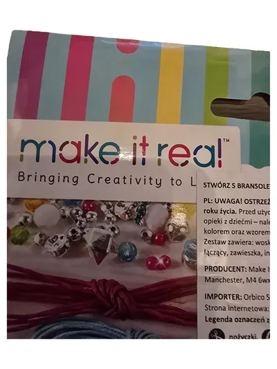 Make It Real Armband-Set Rainbow Bling Kreativ Bastelset Kinder Mehrfarbig