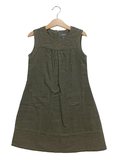 MEXX Mädchen Freizeitkleid Gr. 116 Grün Casual Baumwolle