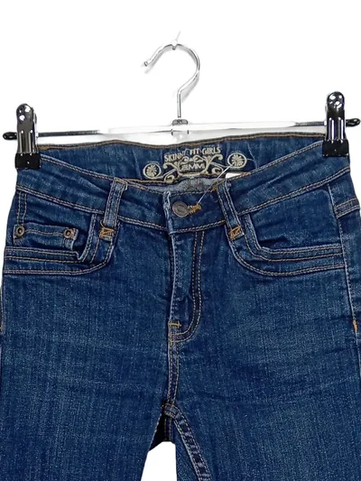 Lemmi SKINNY FIT GIRLS Jeans Mädchen Blau Gr. 152 Baumwolle Casual Logo