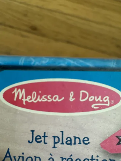 Melissa & Doug Holzflugzeug zum Bemalen Bastelset Kinder Mehrfarbig