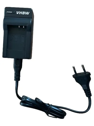 VHBW Akku Ladegerät DC-E04200600 Travel Charger 4.2V 600mA Schwarz