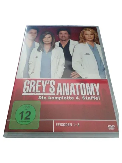 Grey's Anatomy Staffel 4 Episoden 1-8 DVD Patrick Dempsey Ellen Pompeo Serie
