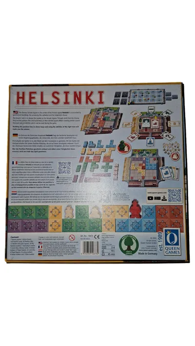 Queen Games Helsinki Brettspiel Daniel Skjold Pedersen Asger Harding Granerud