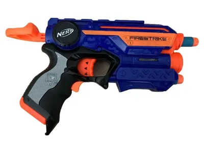NERF Firestrike Blaster Spielzeugpistole Kinder Blau Zielspielzeug