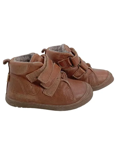 Bisgaard Kinder Stiefel Gr. 24 Braun Klettverschluss Herbst Winter