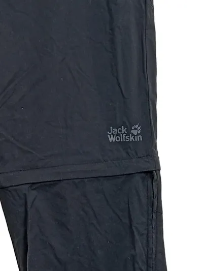 Jack Wolfskin Flexshield Zip-Off Wanderhose Herren Gr. 50 Schwarz Outdoor