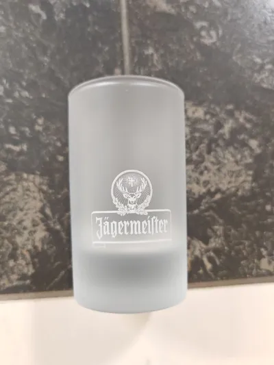 Jägermeister Schnapsglas Shot Glas Modern Grau 50ml