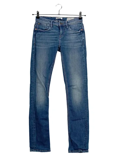 Garcia Jeans Damen Slim Fit Jeans Gr. 30 Blau Casual