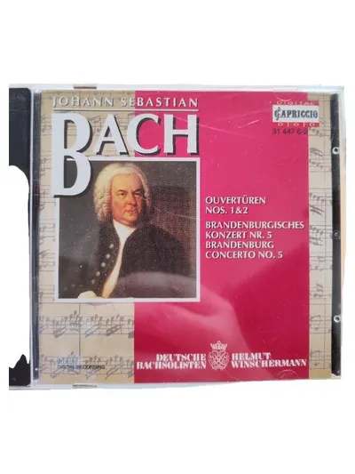 Capriccio Bach Ouvertüren 1&2 Brandenburgisches Konzert Nr. 5 CD Klassik