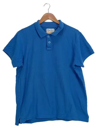 Ben Stone Herren Poloshirt Blau Gr. XL Baumwolle Casual