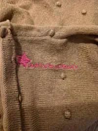 bellybutton Strickjacke Baby Mädchen Gr. 62/68 Braun Casual Baumwolle 3