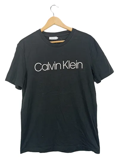 Calvin Klein Herren T-Shirt Gr. M Schwarz Casual
