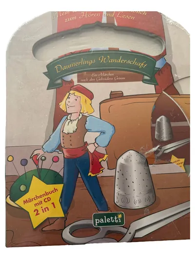 Daumerlings Wanderschaft Gebrüder Grimm Märchenbuch mit CD 2in1 paletti