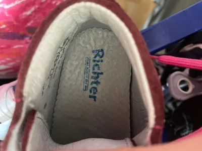 Richter Kinder Stiefel Boots Größe 20 Pink Wildleder Glitzer Lauflernschuhe