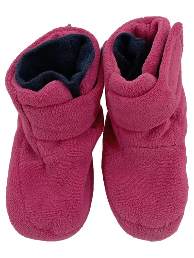 JAKO-O Krabbelschuhe Booties Baby Pink Fleece Gr. 19/20 Hausschuhe