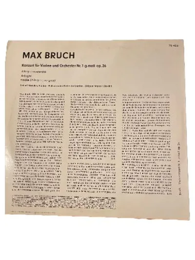 Max Bruch Violinkonzert g-moll op.26 - Yehudi Menuhin Electrola Vinyl LP