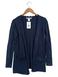 Ashley Brooke Damen Strickjacke Cardigan Gr. 38 M Blau Viskose 1