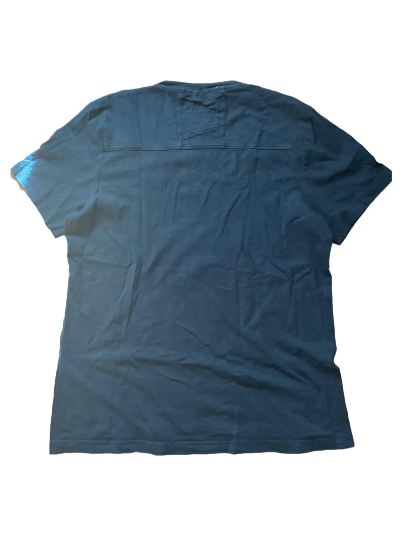 CHASIN' Herren Basic T-Shirt Blau Gr. M Baumwolle Kurzarm Freizeit 2