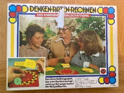 A. Sala Denken Raten Rechnen Quiz Familienspiel Logik IQ ab 8 Jahre