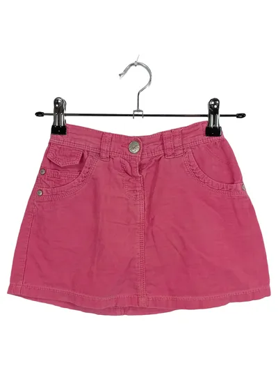 NEXT Mädchen Cordrock Gr. 110 Pink Casual Baumwolle