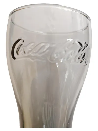 Coca-Cola Bowleglas Retro Grau 300ml Breite 8cm