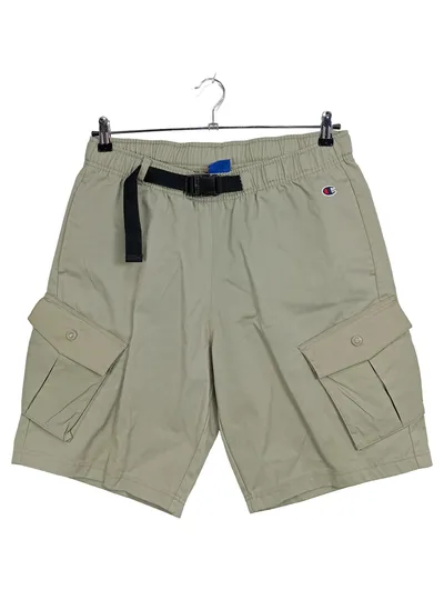 Champion Cargo Shorts Herren XL Khaki Beige Outdoor Gürtel Taschen